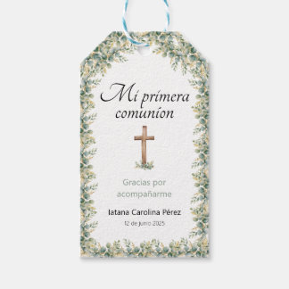 Mi Primera Comunion Erste Kommunion Geschenktags Geschenkanhänger