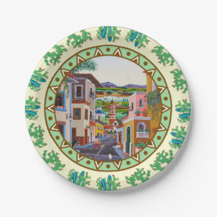 Mi Pueblo plate Pappteller