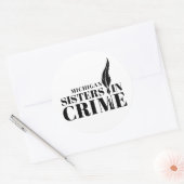 MI Sisters in Crime Aufkleber (Umschlag)