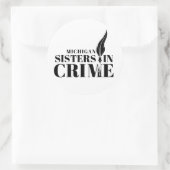 MI Sisters in Crime Aufkleber (Tasche)
