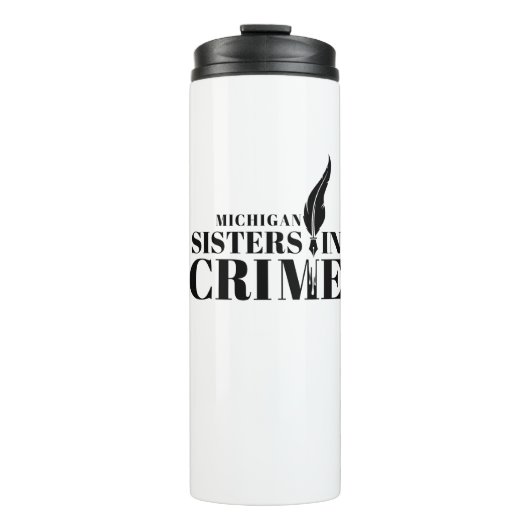 MI Sisters in Crime Thermobecher Thermosbecher (Vorderseite)