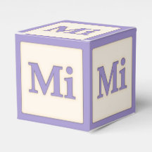 "Mi" Solfeggio Musical Baby Blocks Lila