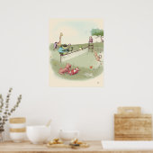 Mi Ventures - jedermann für Tennis Canvas Print Poster (Küche)