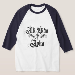 Mi Vida Loca mit Nachname Baseball T-Shirt