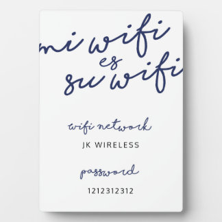 Mi Wifi Es Su Wifi Fotoplatte