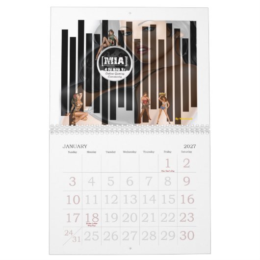 MIA 2009 Kalender (Jan 2027)