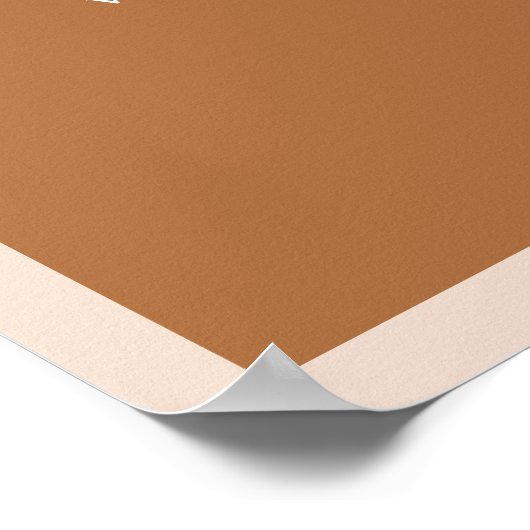 MIA Arched Boho Terracotta Wedding Willkommen Poster (Ecke)