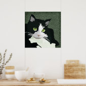 Mia Art Grüne Leinwand Poster (Küche)