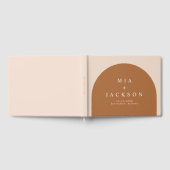 MIA Arted Bohemisch Terracotta Wedding Gästebuch (Voll)