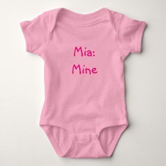 Mia Baby Name Bedeutung Bodysuit Strampler