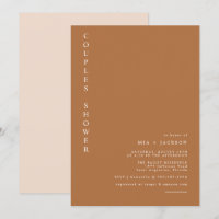 MIA Boho Burnt Orange Minimalistische Paare Dusche