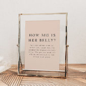 MIA Boho Earth Tone Cream Wie groß ist ihr Bauch Poster