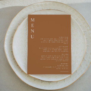 MIA Boho Terracotta Burnt Orange Minimalistisch Me Einladung