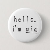mia, Boo u. Freundknopf Button (Vorderseite)