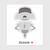 Mia Coach Aufkleber (Blatt)