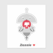 Mia Daumen-Down Aufkleber (Blatt)