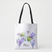 Mia Floral Monogram Tasche (Vorderseite)