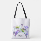 Mia Floral Monogram Tasche (Rückseite)