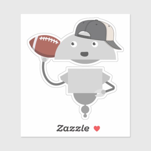 Mia Football Player Aufkleber (Blatt)