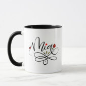 Mia, handschriftlich tasse (Links)