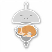 Mia-Holkatze Aufkleber (Vorderseite)