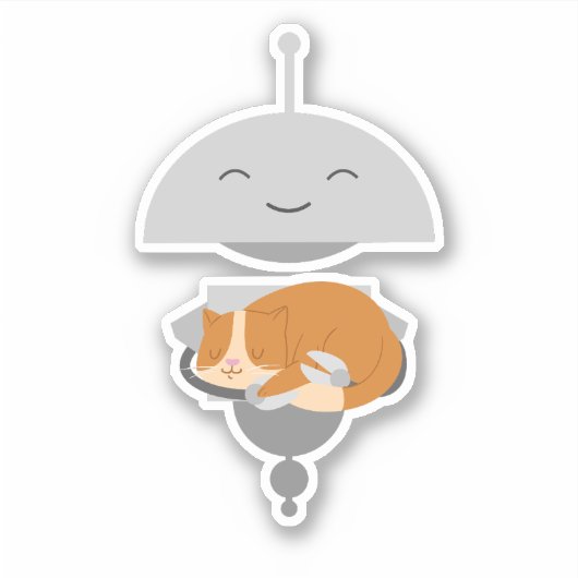 Mia-Holkatze Aufkleber (Vorderseite)