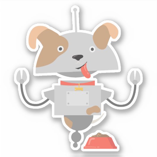 Mia Hund Aufkleber (Vorderseite)