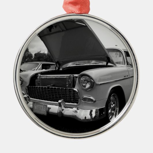 Mia II Silbernes Ornament (Vorne)