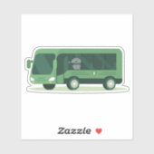 Mia im Bus Aufkleber (Blatt)