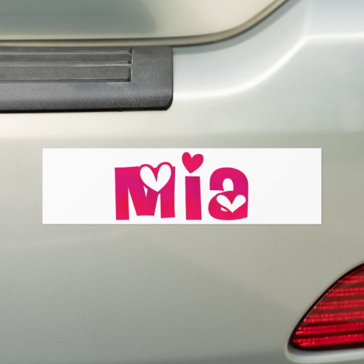 Mia im Herzen Autoaufkleber (Auf Auto)