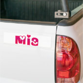 Mia im Herzen Autoaufkleber (Auf Lkw)