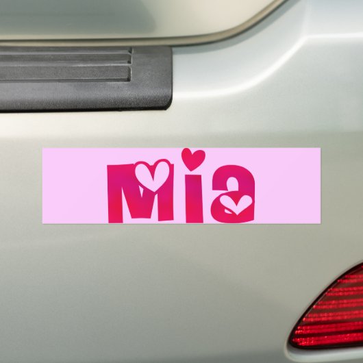 Mia im Herzen Autoaufkleber (Auf Auto)