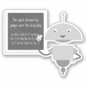 Mia Lehre Aufkleber (Vorderseite)