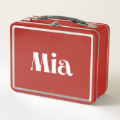 Mia Metall Brotdose (Vorderseite)