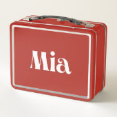 Mia Metall Brotdose (Rückseite)