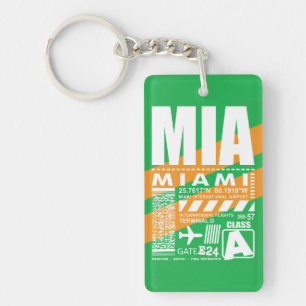 MIA Miami Airport Schlüsselanhänger