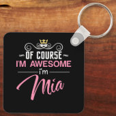 Mia Natürlich bin ich Phantastisch Schlüsselanhänger (Rückseite)