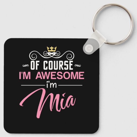 Mia Natürlich bin ich Phantastisch Schlüsselanhänger (Rückseite)