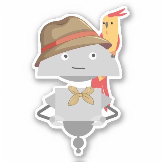 Mia Paprot Aufkleber (Vorderseite)