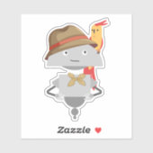 Mia Paprot Aufkleber (Blatt)