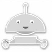 Mia peeking aufkleber (Vorderseite)