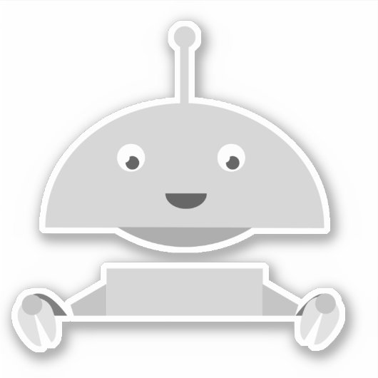 Mia peeking aufkleber (Vorderseite)