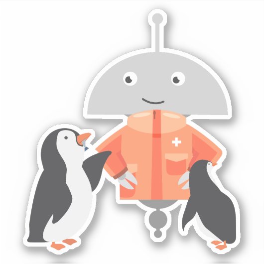 Mia Pinguine Aufkleber (Vorderseite)