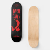 Mia Red Skateboard (Vorderseite)