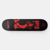 Mia Red Skateboard (Horizontal)