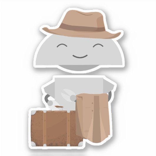 Mia - Reise 2 Aufkleber (Vorderseite)