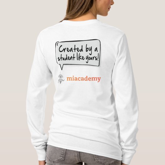 Mia Robot - Gewinner des Wettbewerbs 2022 T-Shirt (Rückseite)