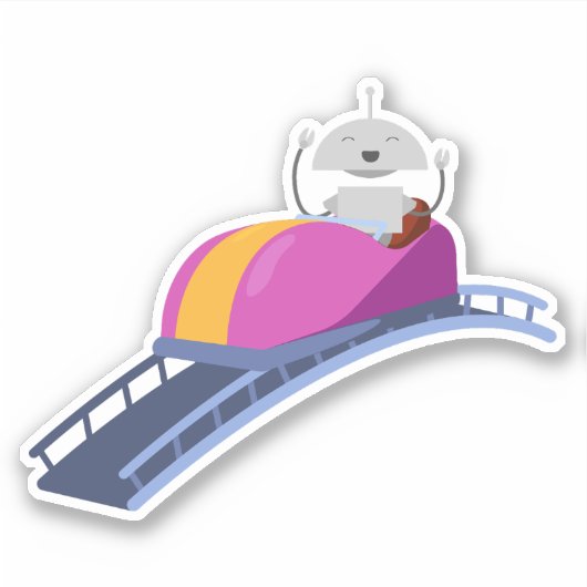 Mia Roller Untersetzer Aufkleber (Vorderseite)