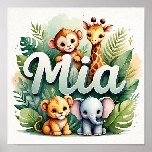 Mia Safari Kinderzimmer Lugano Highlights Poster (Vorne)