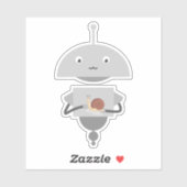 Mia Schnecke Aufkleber (Blatt)